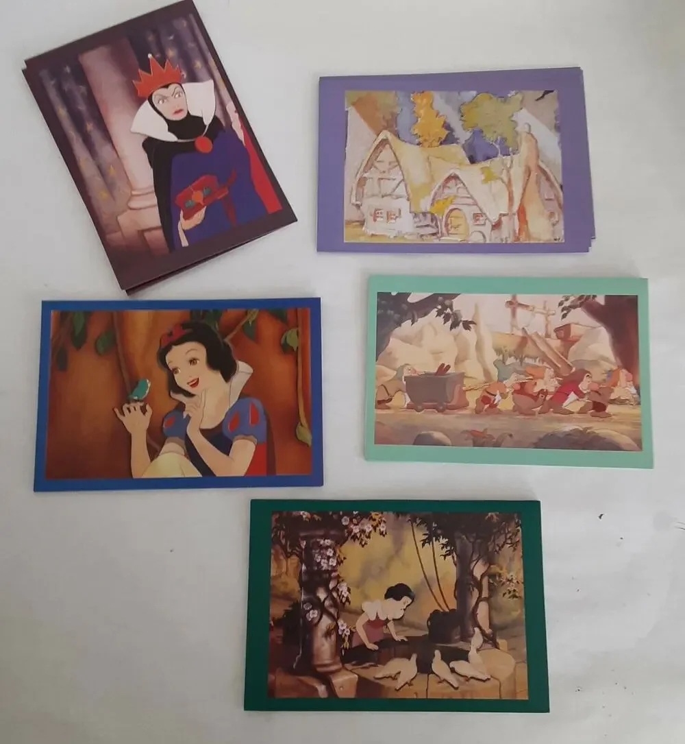 Art of Snow White Note Cards Walt Disney Gallery 19 count, Classic Fairytale,Ico